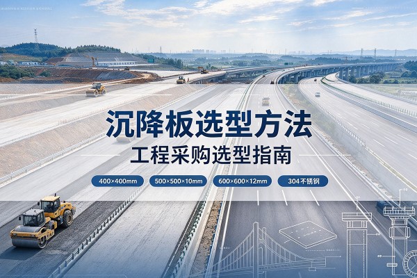 广饶沉降板选择方法