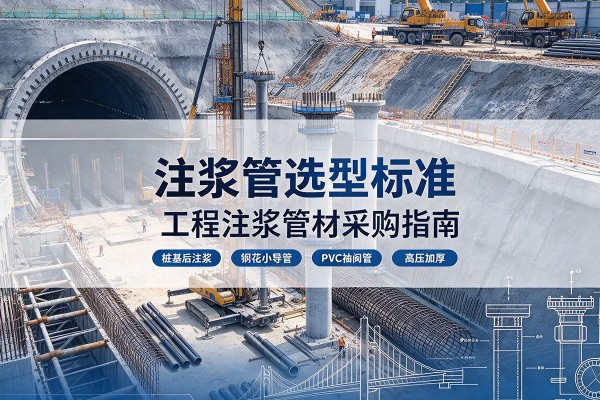 广饶注浆管选型标准