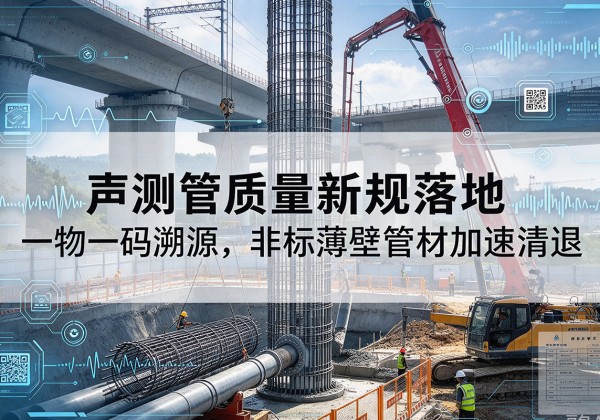 广饶声测管质量新规落地，一物一码溯源，非标薄壁管材加速清退
