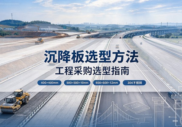 广饶沉降板选择方法